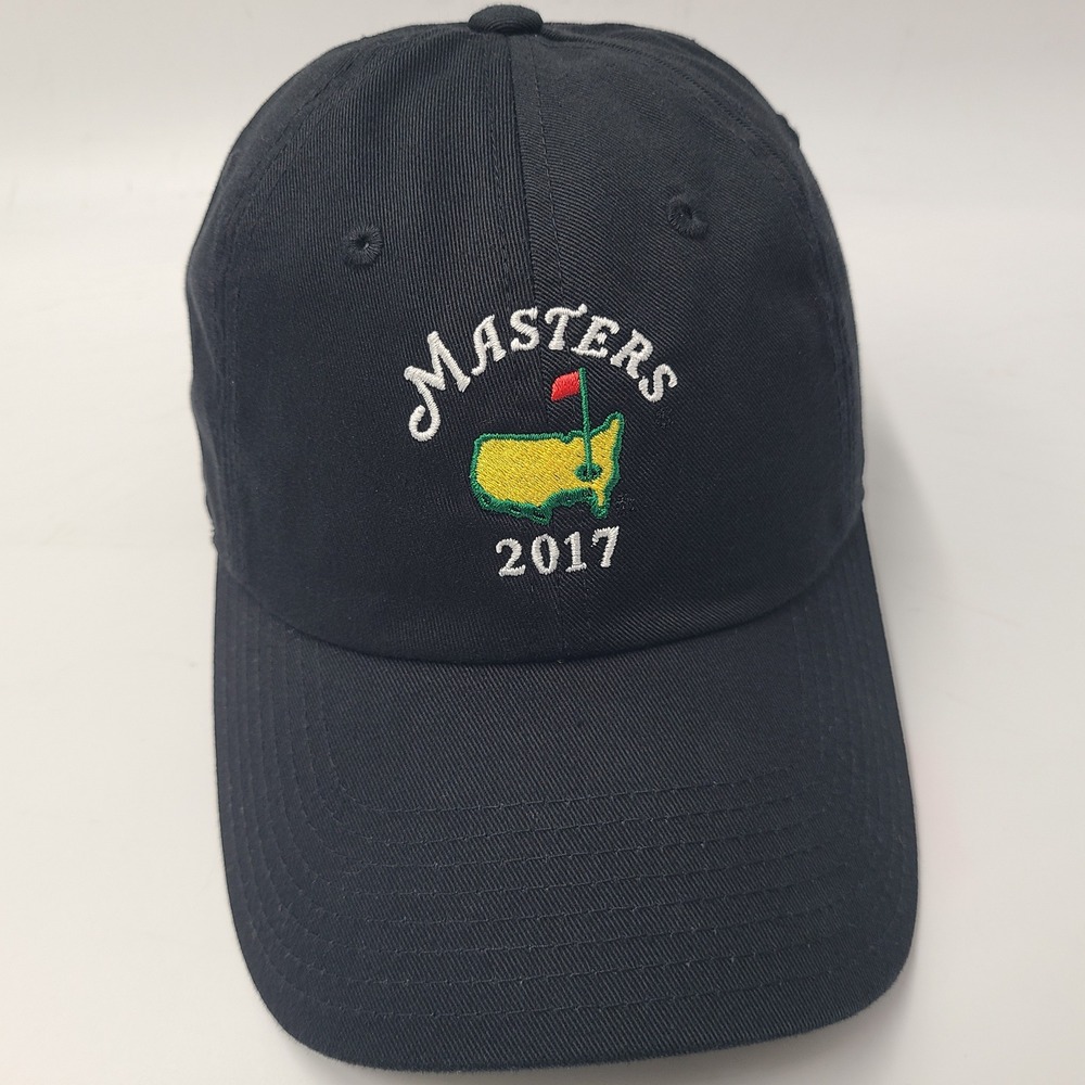 Masters Hat Strapback American Needle Black Golf 2017 PGA Casual Cotton Dad Men